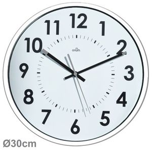 RELOJ DE PARED ORIUM BY CEP ANALOGICO 11247 30 CM  BLANCO