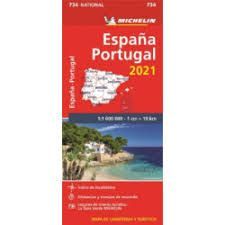 MAPA NATIONAL 734 ESPAA-PORTUGAL 2021