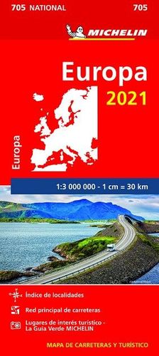 MAPA NATIONAL 705 EUROPA 2021