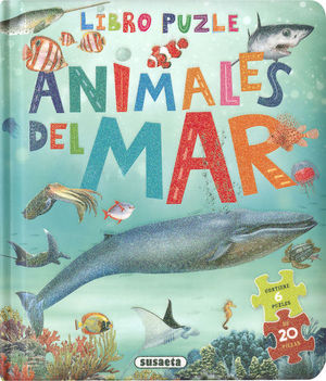 ANIMALES DEL MAR. LIBRO PUZLE (6 PUZLES DE 20 PIEZAS)