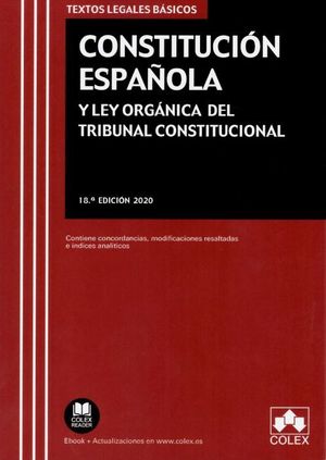 CONSTITUCIN ESPAOLA Y LEY ORGNICA DEL TRIBUNAL CONSTITUCIONAL