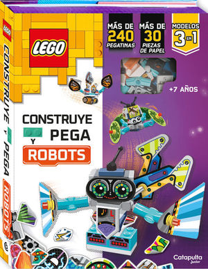 LEGO: CONSTRUYE Y PEGA ROBOTS (+7 AOS)