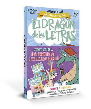 PACK APRENDER A LEER CON MAYUSCULA: EL DRAGON DE LAS LETRAS / EL UNICORNIO DE LAS LETRAS