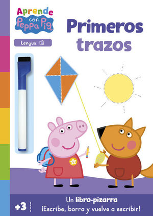 APRENDE CON PEPPA PIG LIBRO PIZARRA. PRIMEROS TRAZOS