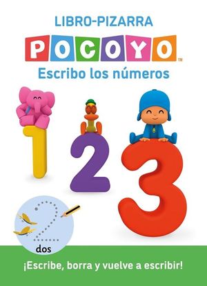 POCOYO LECTOESCRITURA. ESCRIBO NUMEROS (LIBRO PIZARRA)