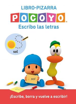 POCOYO LECTOESCRITURA. ESCRIBO LAS LETRAS (LIBRO PIZARRA)