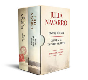 ESTUCHE JULIA NAVARRO (DIME QUIEN SOY  DISPARA, YO YA ESTOY MUERTO)