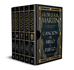 ESTUCHE CANCIN DE HIELO Y FUEGO (5 TITULOS)