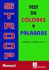 STROOP, TEST DE COLORES Y PALABRAS