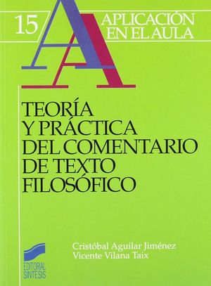 TEORA Y PRCTICA DEL COMENTARIO DE TEXTO FILOSFICO