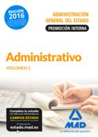 ADMINISTRATIVO DE LA ADMINISTRACIN GENERAL DEL ESTADO (PROMOCIN INTERNA). TEMA