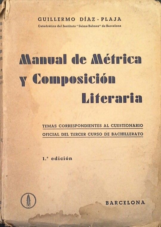 MANUAL DE MTRICA Y COMPOSICIN LITERARIA
