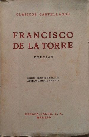 POESAS DE FRANCISCO DE LA TORRE