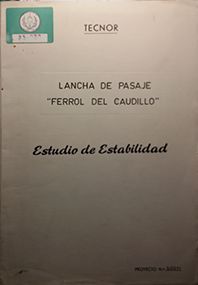 LANCHA DE PASAJEROS FERROL DEL CAUDILLO